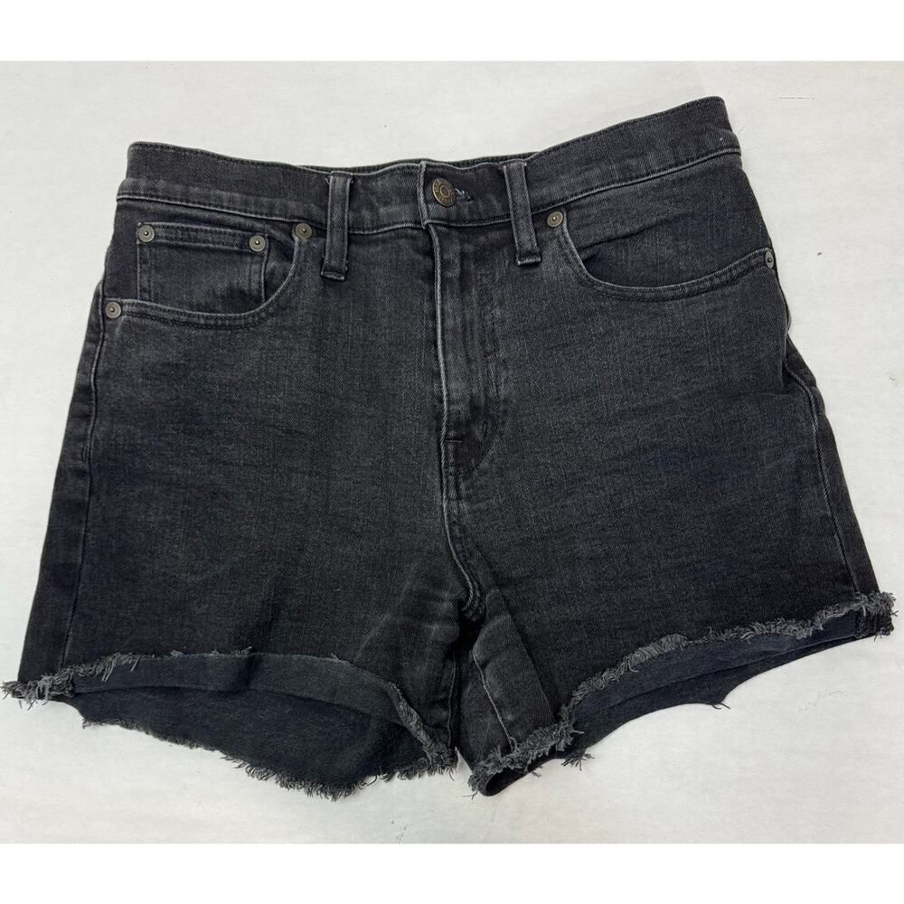 Madewell High Rise Cutoff Shorts Black - Women's Size 27